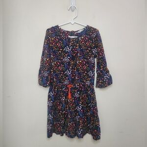 Girls Beebay Floral Print Dress Sz 7